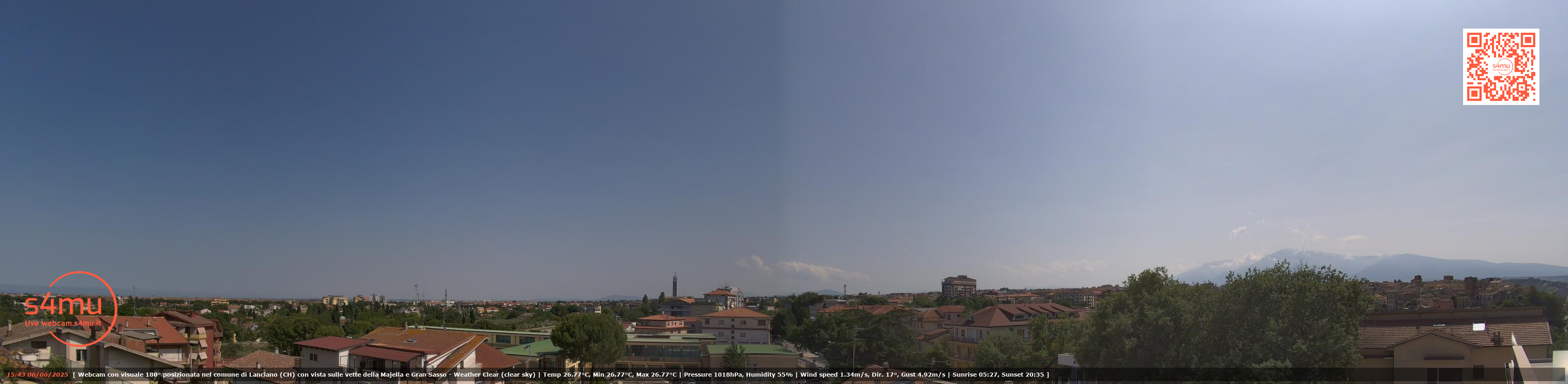 immagine della webcam nei dintorni di Lido Riccio: webcam Lanciano
