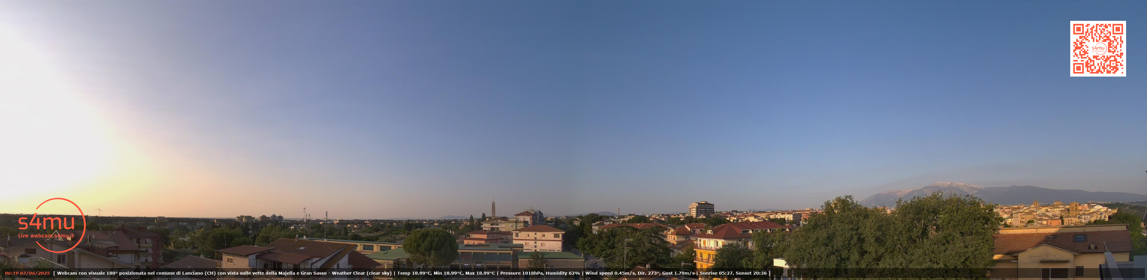 immagine della webcam nei dintorni di San Vito Chietino: webcam Lanciano