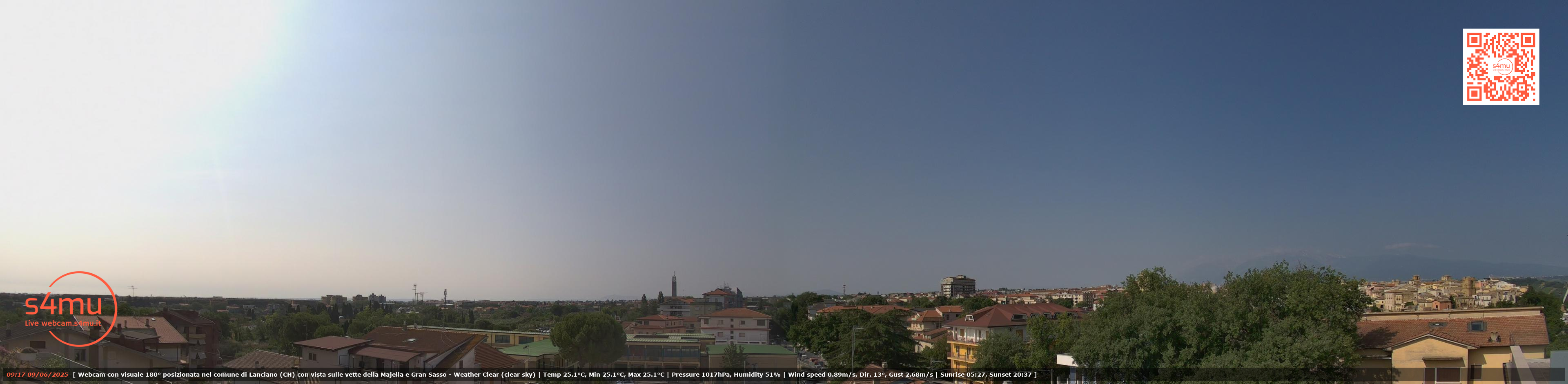 immagine della webcam nei dintorni di Civitella Messer Raimondo: webcam Lanciano