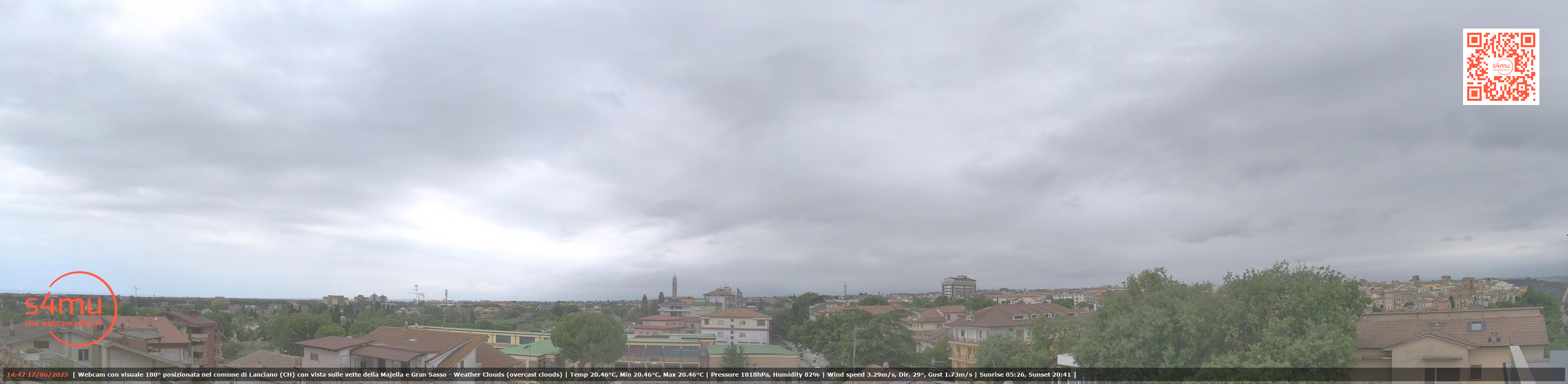 immagine della webcam nei dintorni di Vallevo': webcam Lanciano
