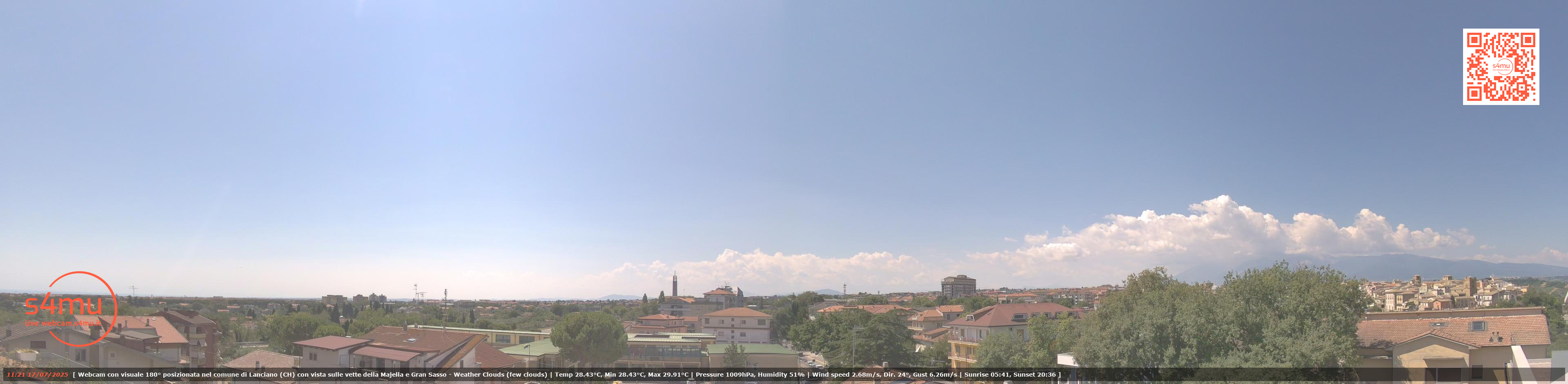 immagine della webcam nei dintorni di Civitella Messer Raimondo: webcam Lanciano
