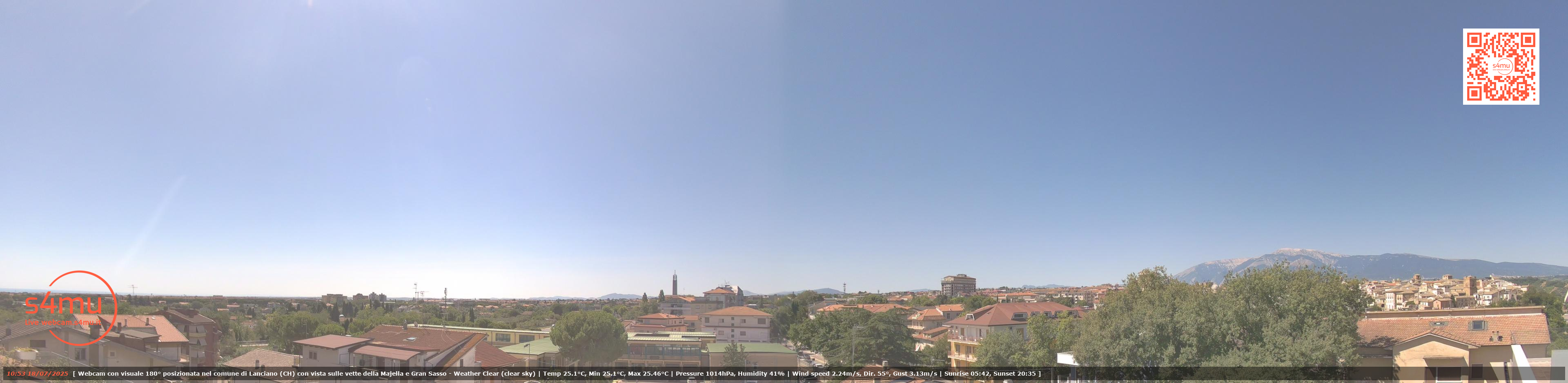 immagine della webcam nei dintorni di Rocca San Giovanni: webcam Lanciano