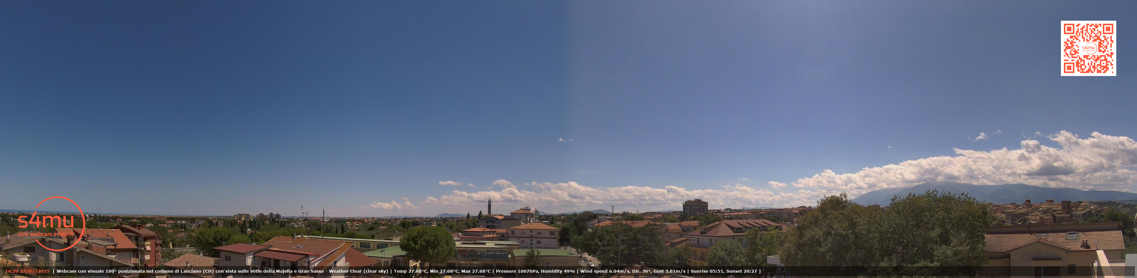immagine della webcam nei dintorni di Monteodorisio: webcam Lanciano