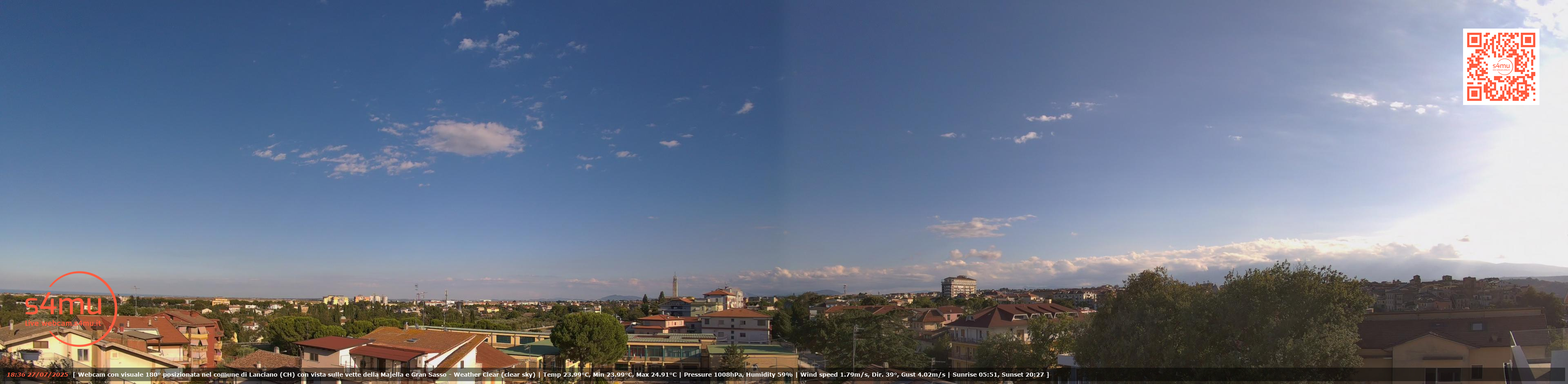 immagine della webcam nei dintorni di Postilli: webcam Lanciano