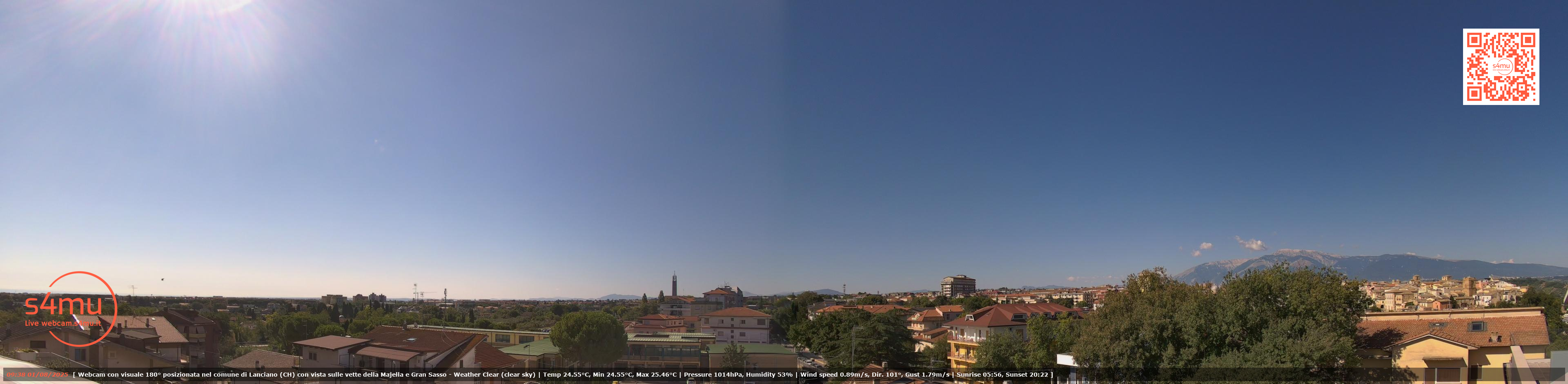 immagine della webcam nei dintorni di San Vito Chietino: webcam Lanciano