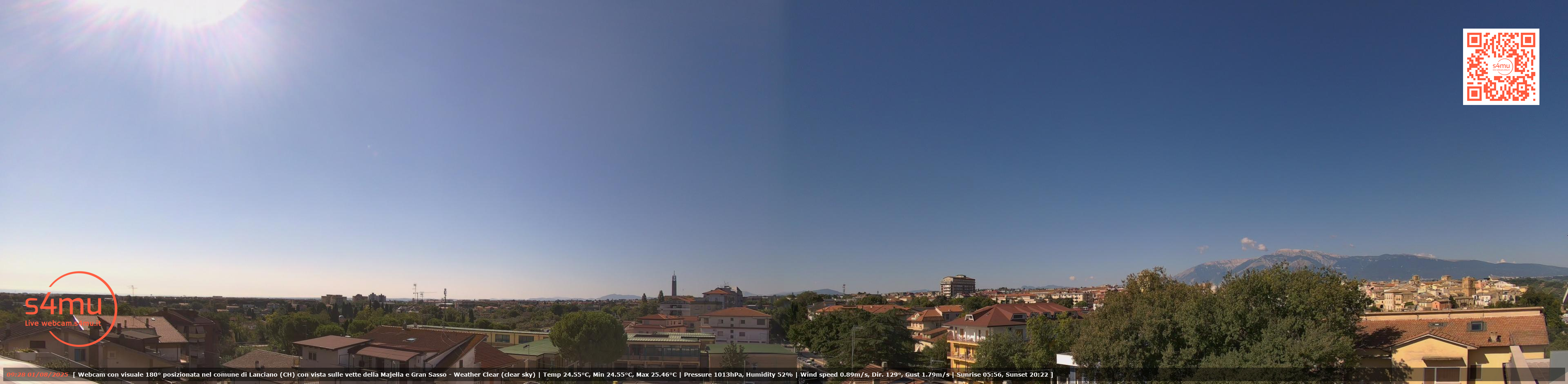 immagine della webcam nei dintorni di Lido di Casalbordino: webcam Lanciano