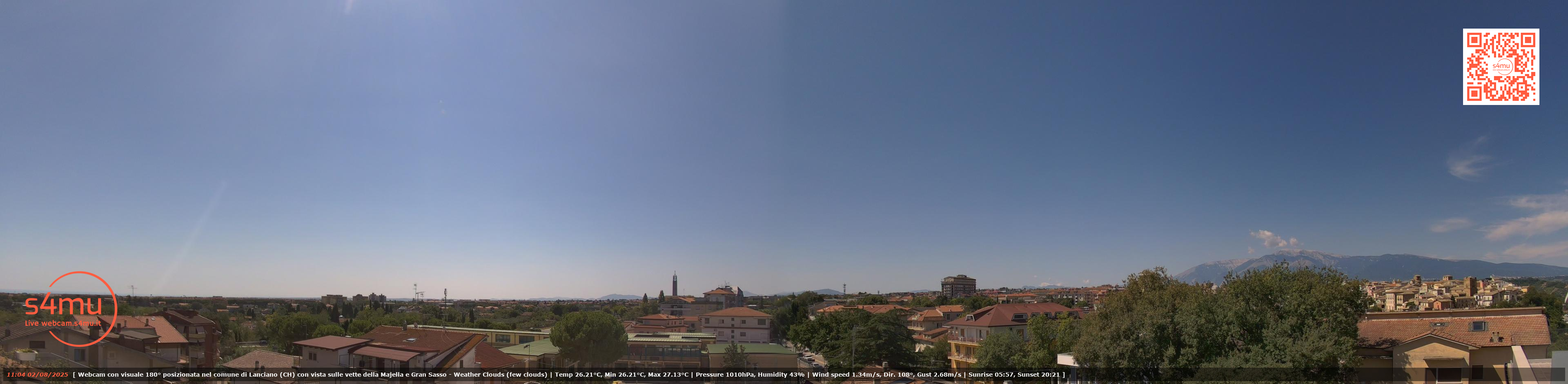 immagine della webcam nei dintorni di Monteodorisio: webcam Lanciano