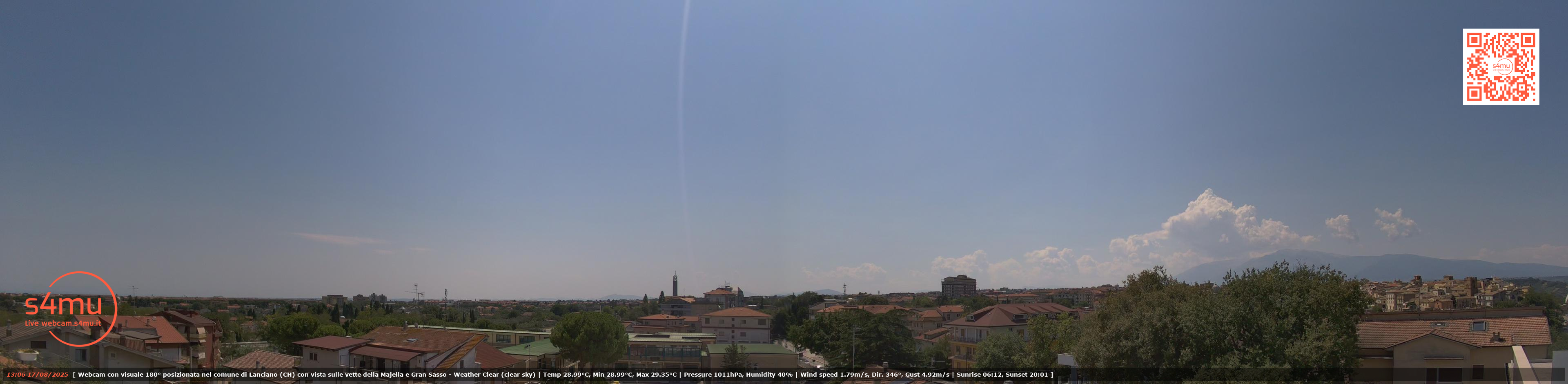 immagine della webcam nei dintorni di Monteodorisio: webcam Lanciano