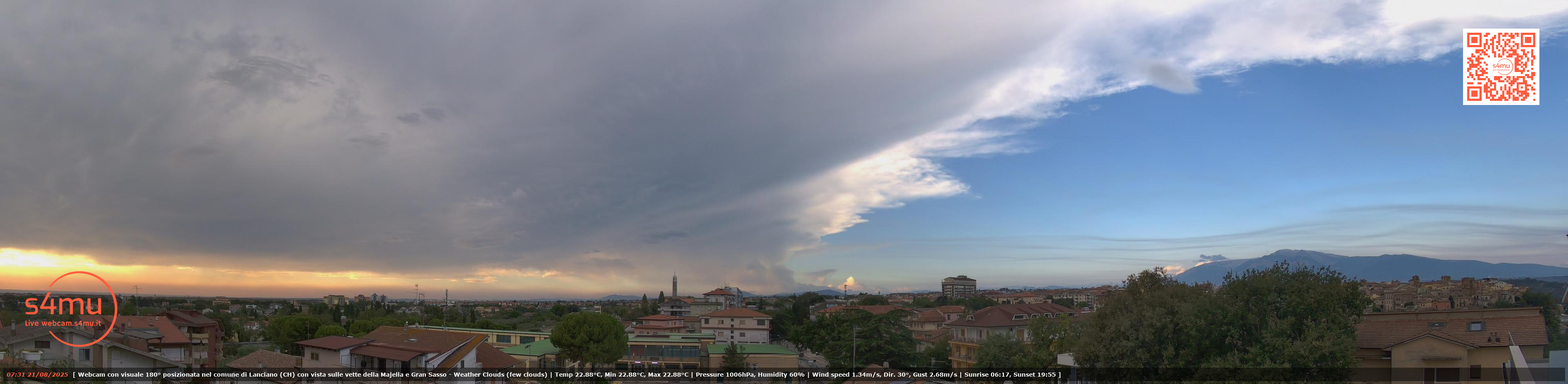 immagine della webcam nei dintorni di Guardiagrele: webcam Lanciano