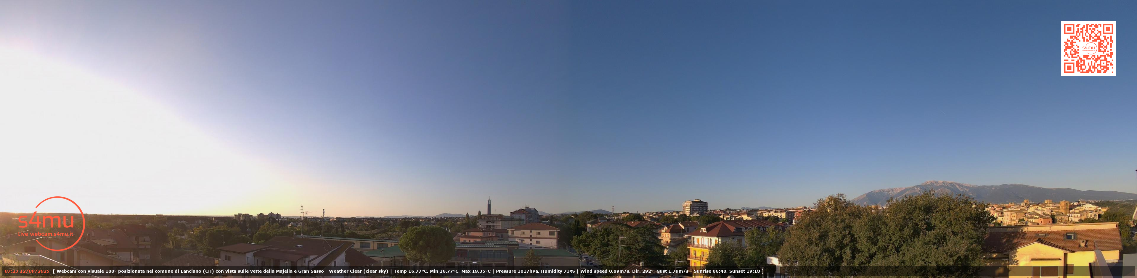 immagine della webcam nei dintorni di Postilli: webcam Lanciano