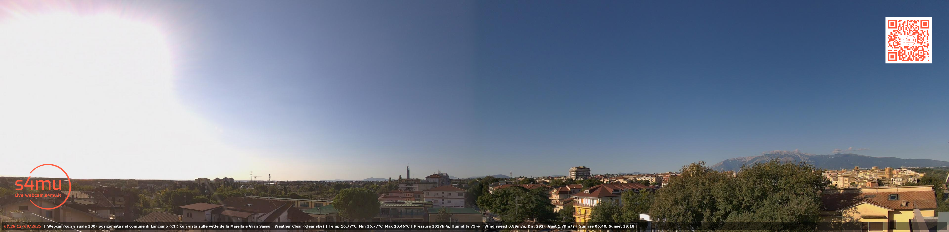 immagine della webcam nei dintorni di Civitella Messer Raimondo: webcam Lanciano