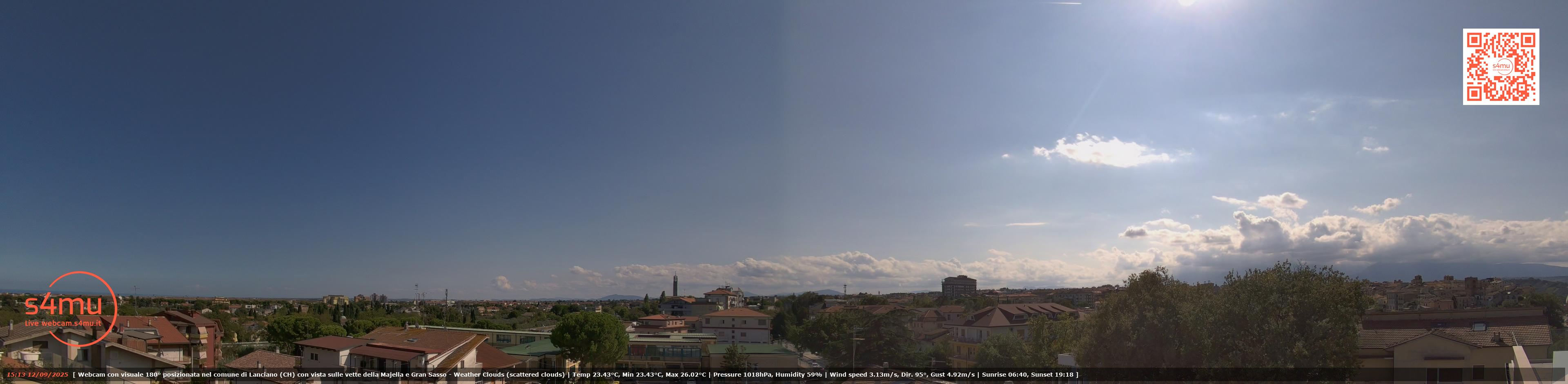 immagine della webcam nei dintorni di Vallevo': webcam Lanciano