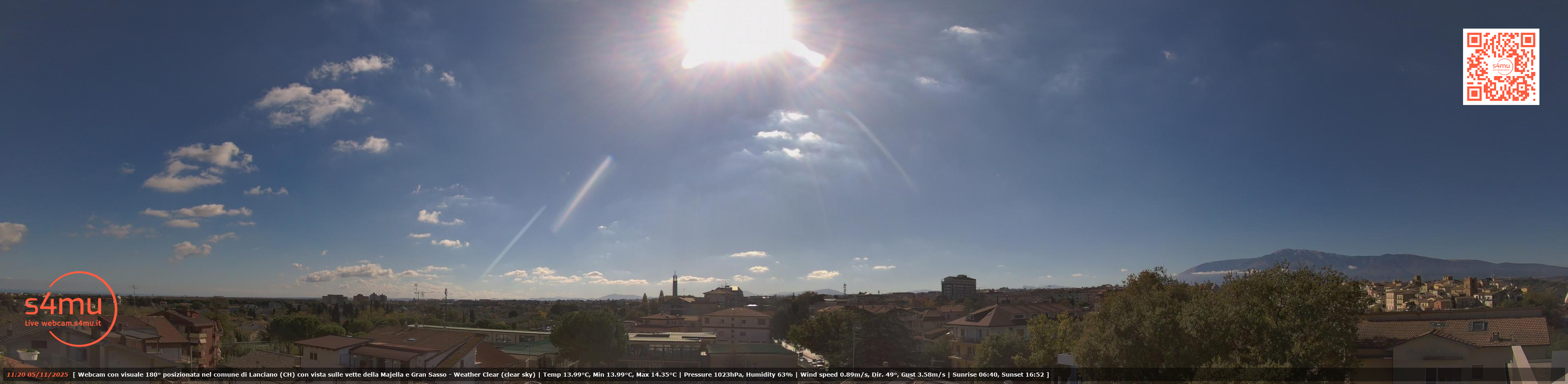 immagine della webcam nei dintorni di Crecchio: webcam Lanciano