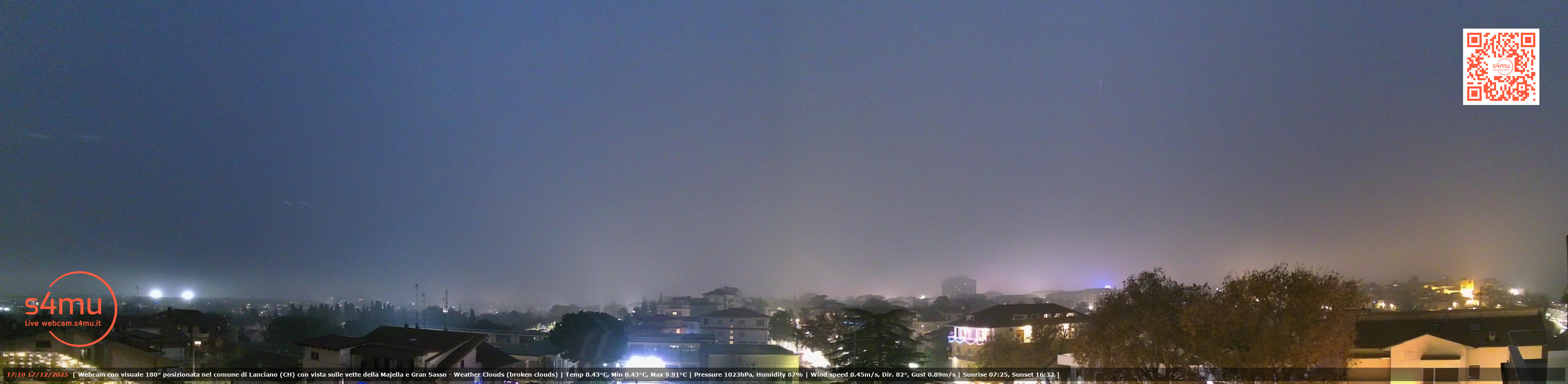 immagine della webcam nei dintorni di Monteodorisio: webcam Lanciano