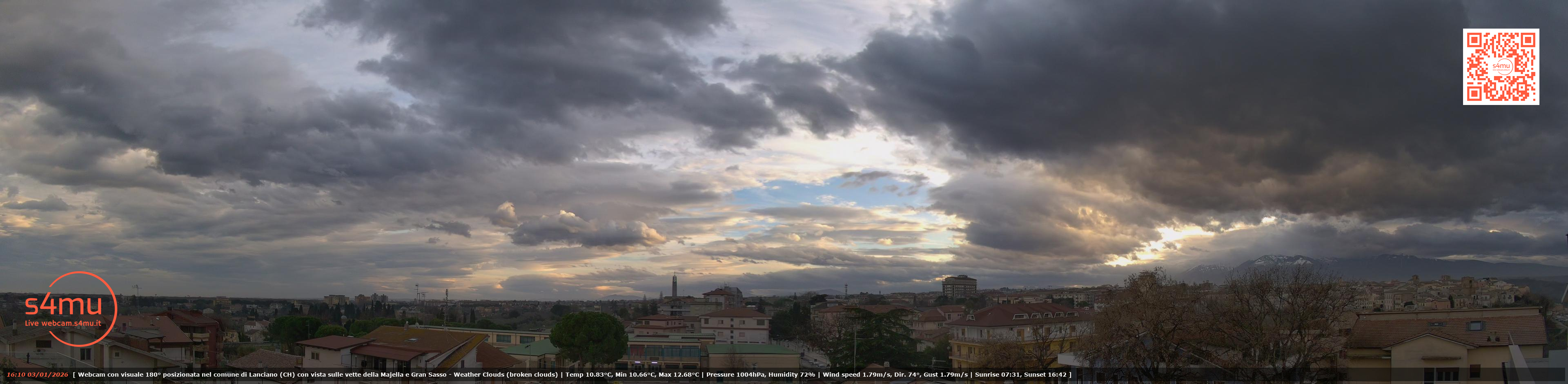 immagine della webcam nei dintorni di Chieti Scalo: webcam Lanciano