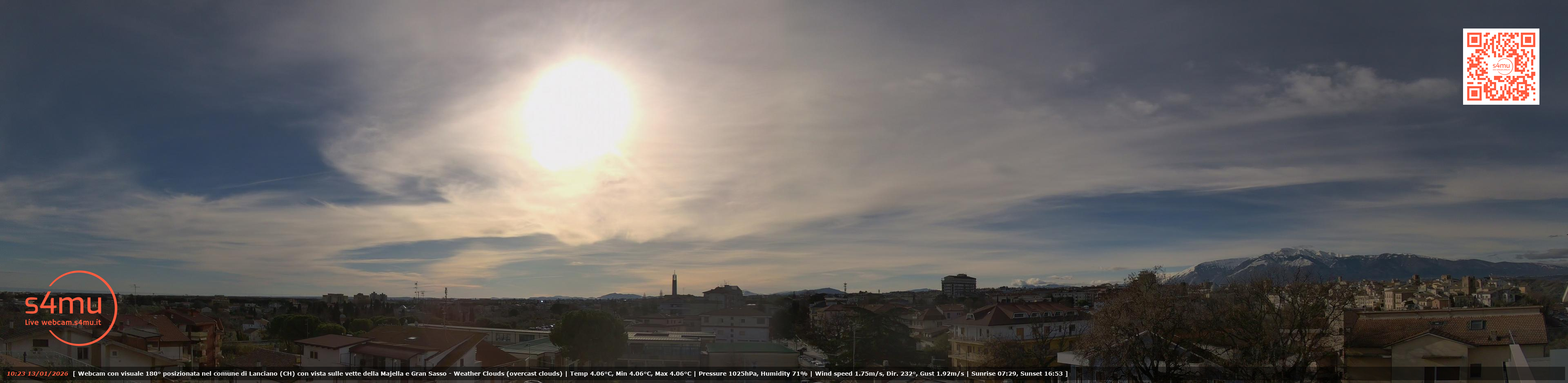 immagine della webcam nei dintorni di Vallevo': webcam Lanciano