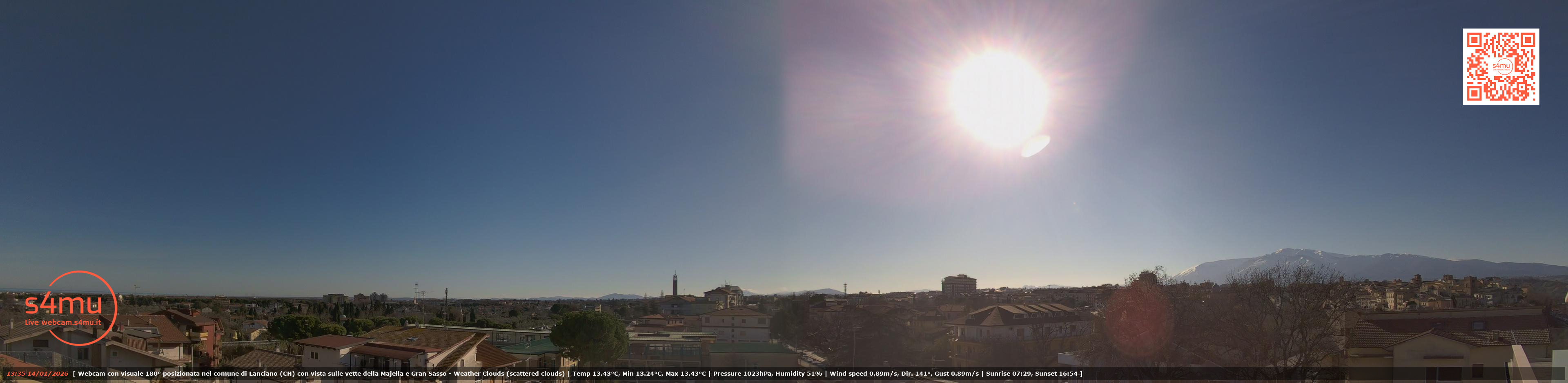 immagine della webcam nei dintorni di Santa Filomena: webcam Lanciano