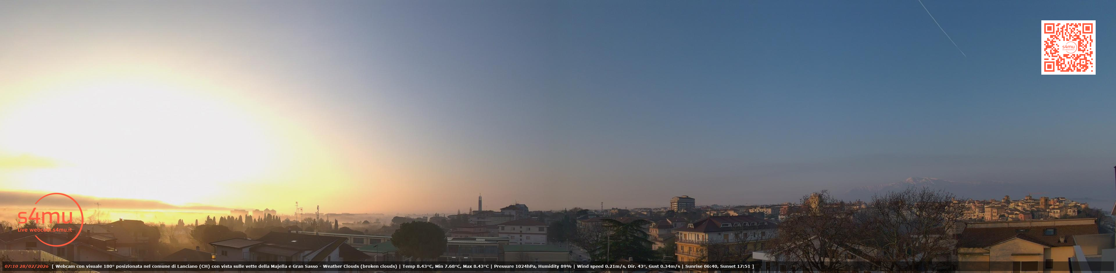 immagine della webcam nei dintorni di Postilli: webcam Lanciano