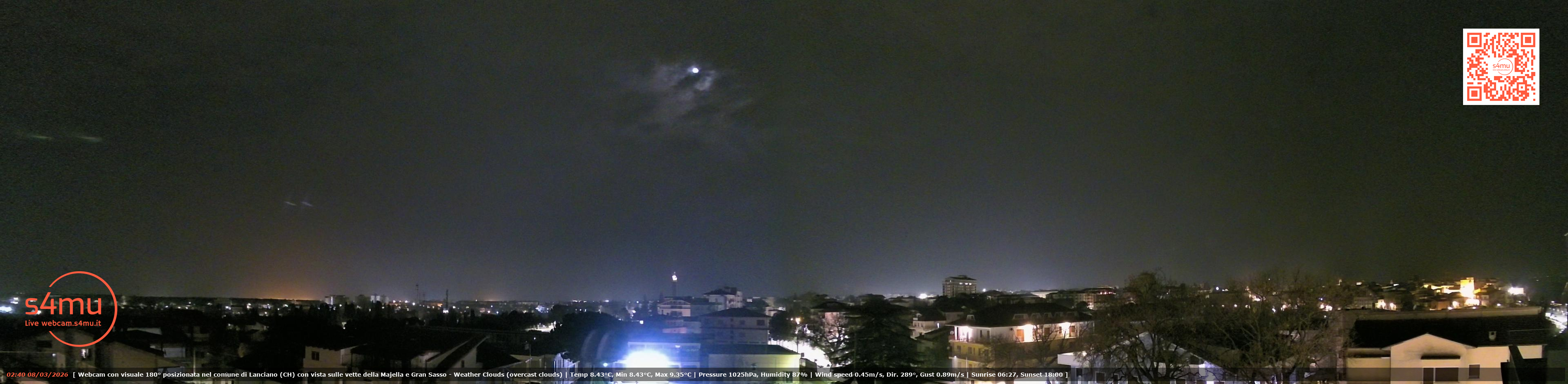 immagine della webcam nei dintorni di Vallevo': webcam Lanciano