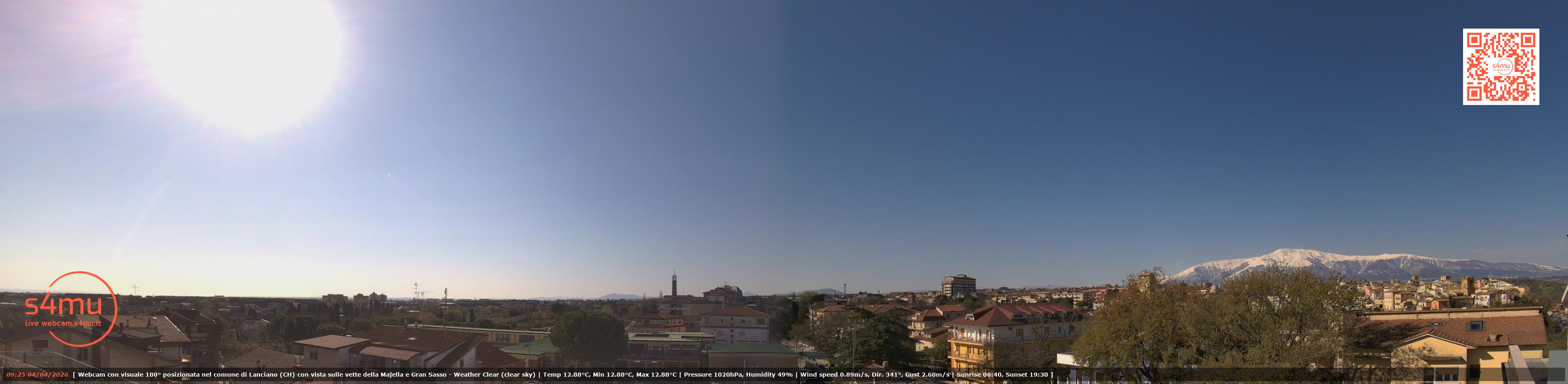 immagine della webcam nei dintorni di Pescara Liberi: webcam Lanciano