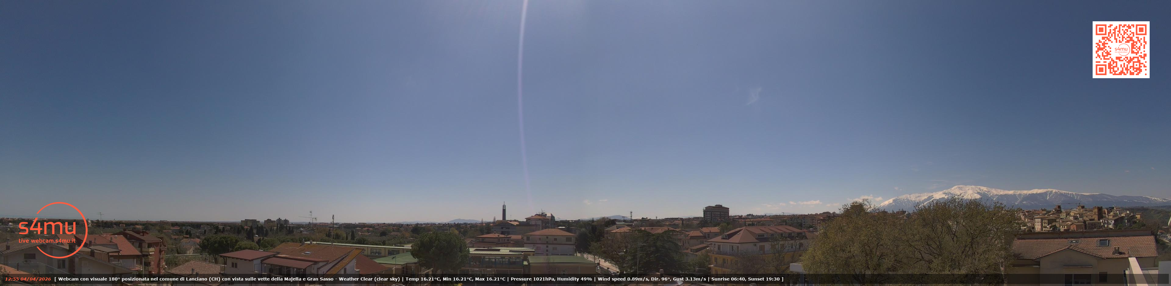 immagine della webcam nei dintorni di Torino di Sangro Marina: webcam Lanciano