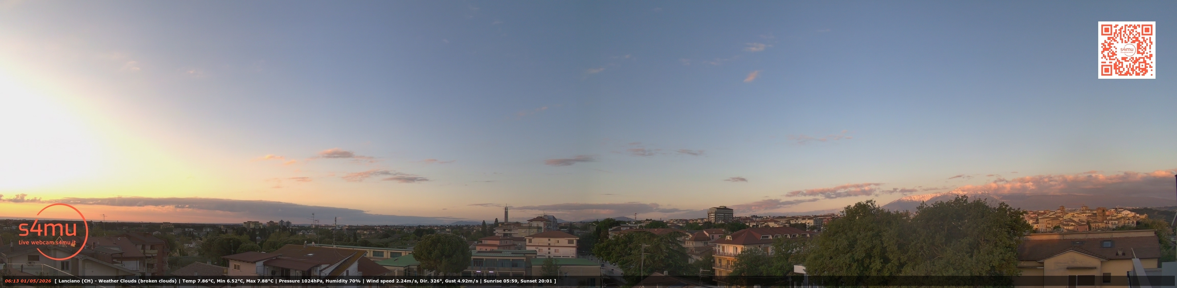 immagine della webcam nei dintorni di Rapino: webcam Lanciano