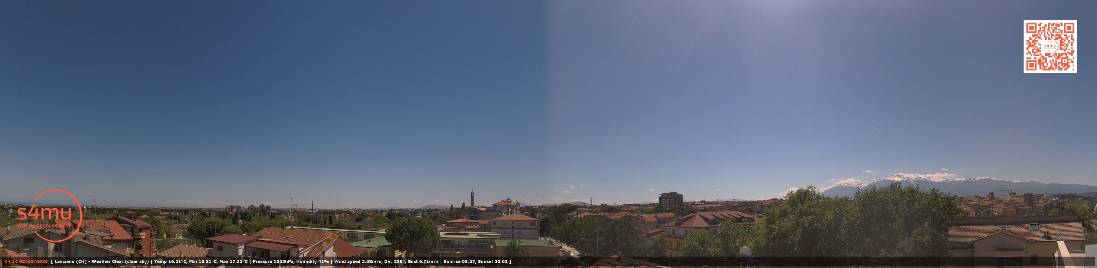 immagine della webcam nei dintorni di Civitella Messer Raimondo: webcam Lanciano