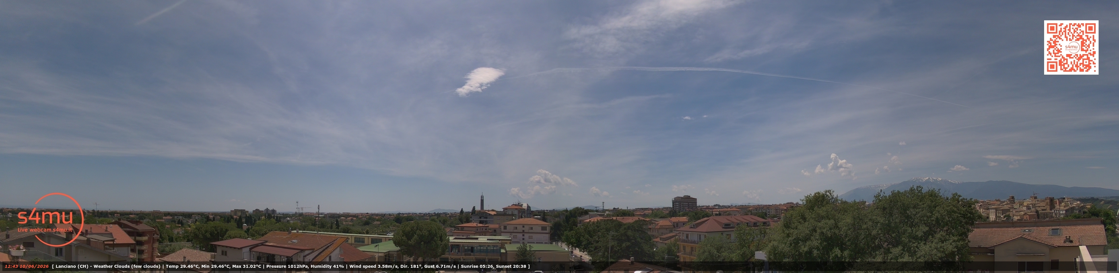 immagine della webcam nei dintorni di Pretoro: webcam Lanciano