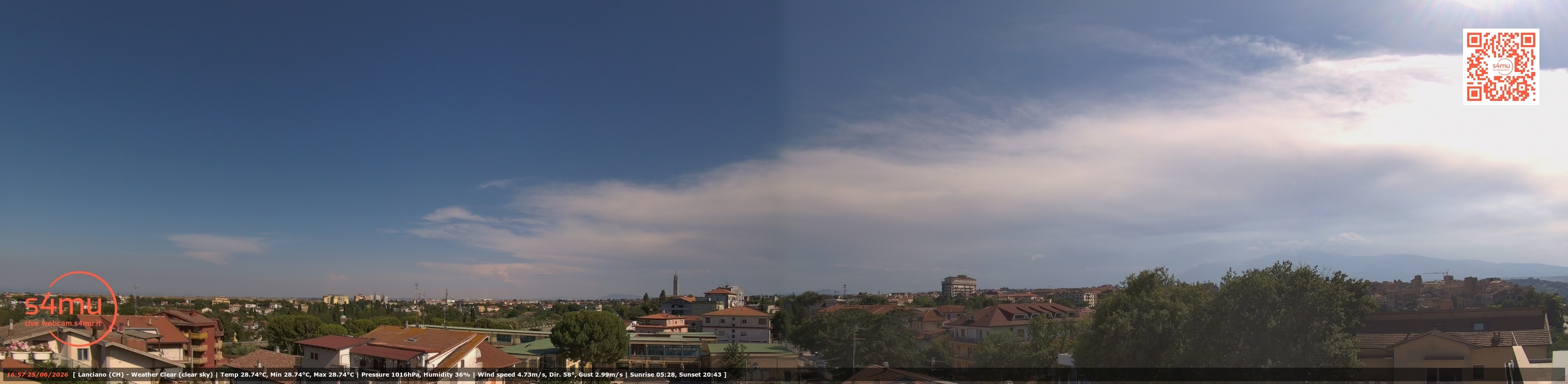 immagine della webcam nei dintorni di Monteodorisio: webcam Lanciano