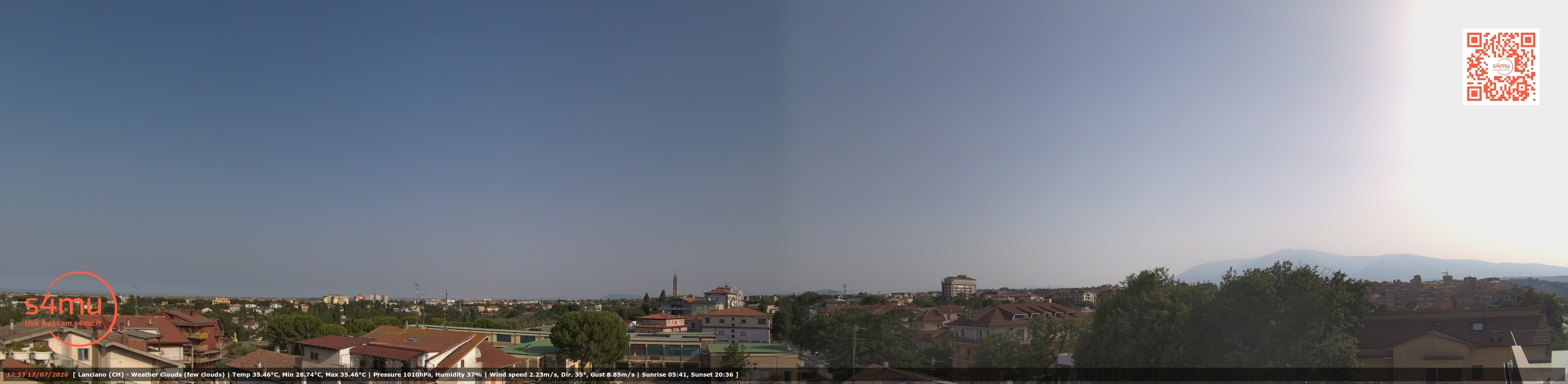immagine della webcam nei dintorni di Postilli: webcam Lanciano
